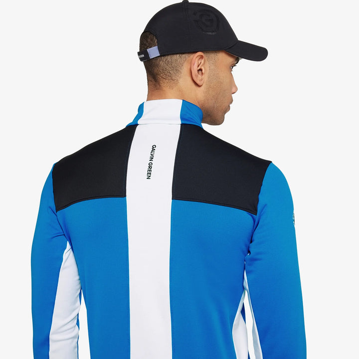 Dean is a Insulating golf mid layer for Men in the color Royal Blue/Black(5)