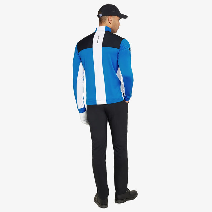 Dean is a Insulating golf mid layer for Men in the color Royal Blue/Black(6)