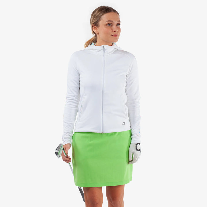 Debra is a Insulating golf sweatshirt for Women in the color White/Multicolor(1)