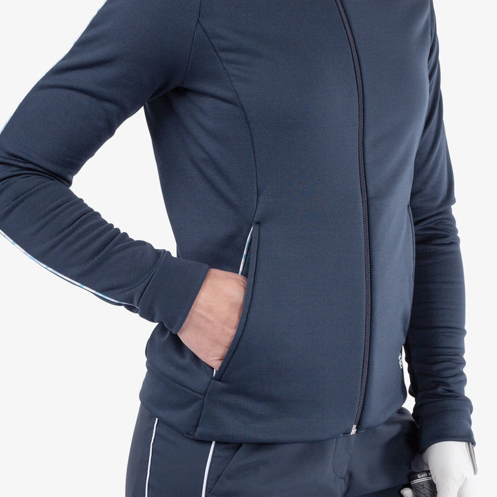 Debra is a Insulating golf sweatshirt for Women in the color Navy/Blue(4)