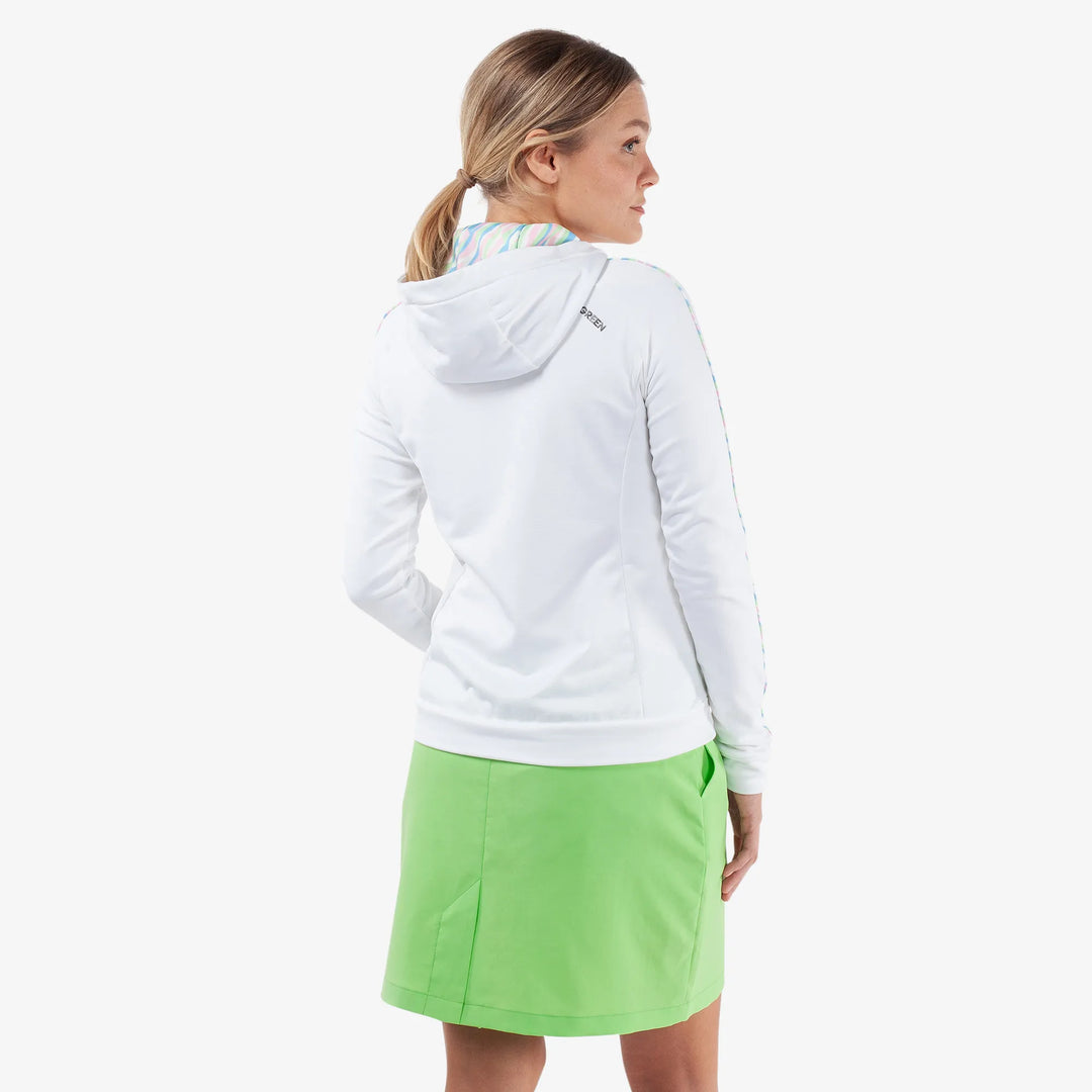 Debra is a Insulating golf sweatshirt for Women in the color White/Multicolor(5)