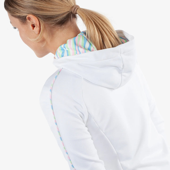 Debra is a Insulating golf sweatshirt for Women in the color White/Multicolor(6)