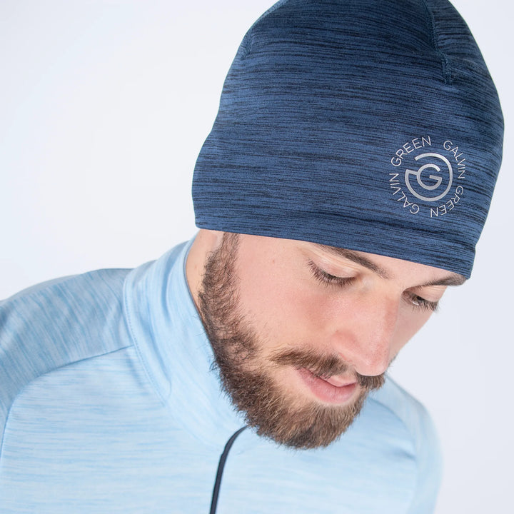 Decker is a Insulating golf hat in the color Navy(1)