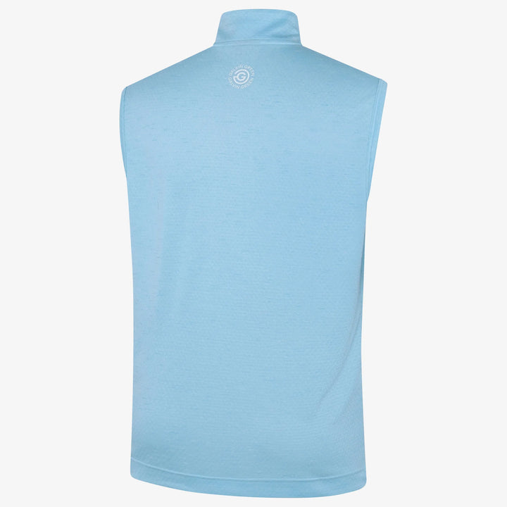 Del is a Insulating golf vest for Men in the color Crystal Blue Melange(1)