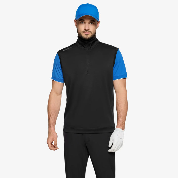 Del is a Insulating golf vest for Men in the color Black(1)