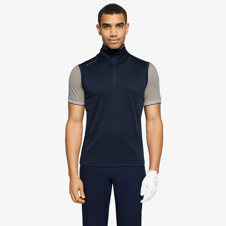 Del is a Insulating golf vest for Men in the color Navy(1)