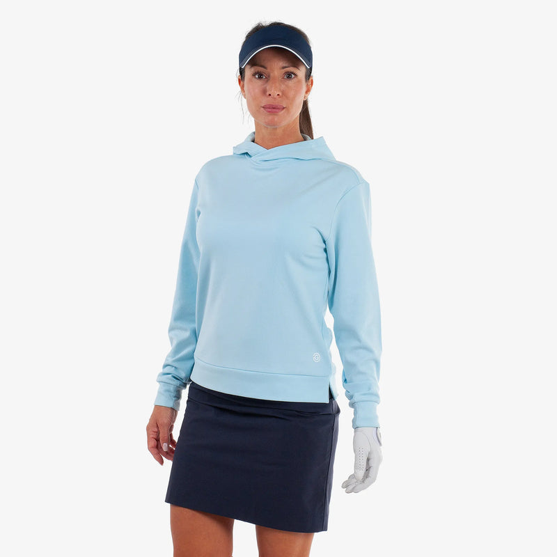 Denise is a Insulating golf sweatshirt for Women in the color Crystal Blue(1)