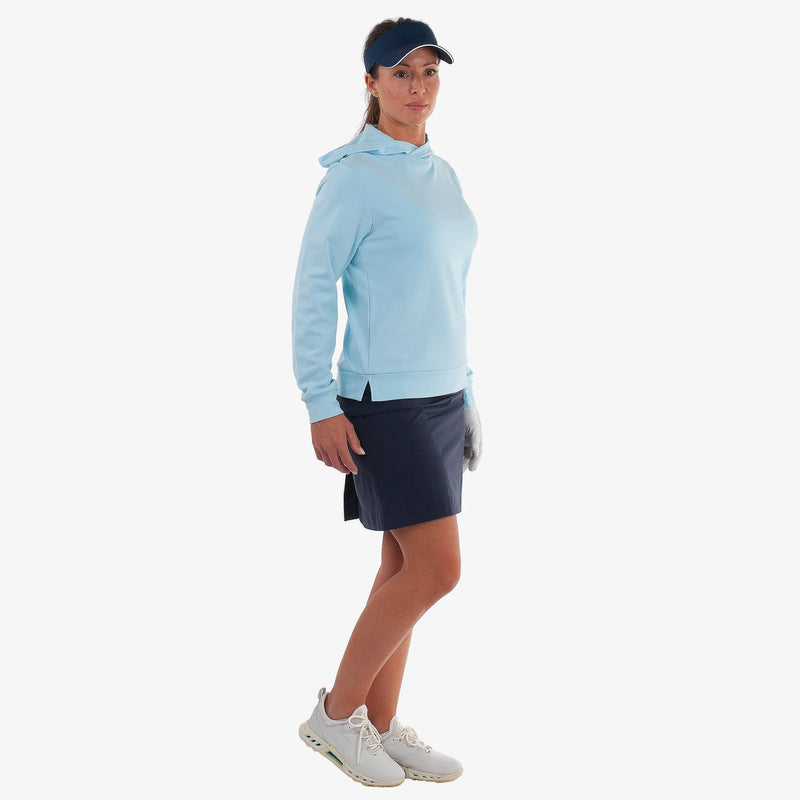 Denise is a Insulating golf sweatshirt for Women in the color Crystal Blue(2)