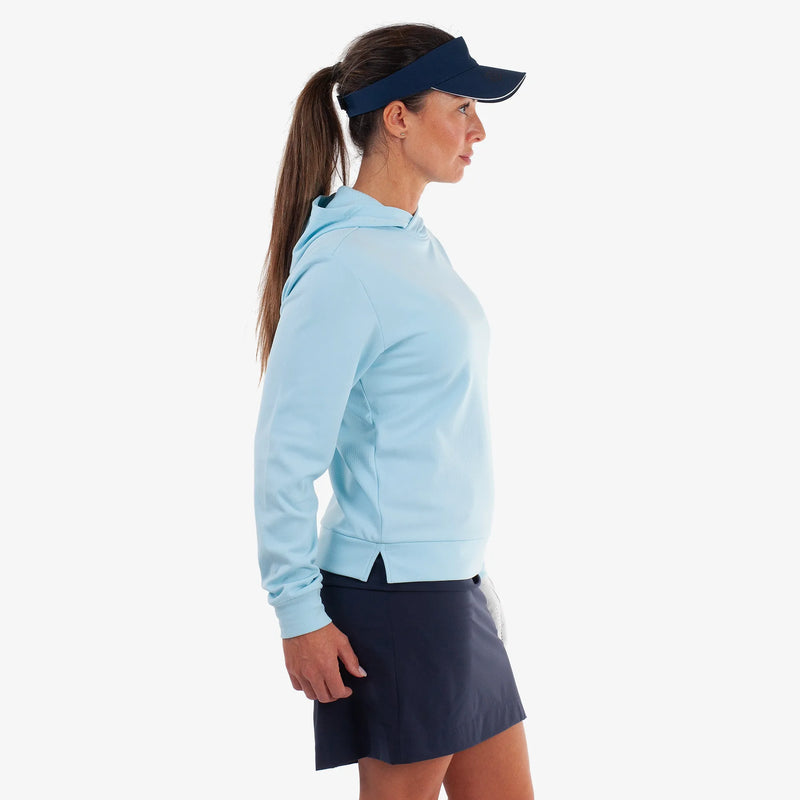 Denise is a Insulating golf sweatshirt for Women in the color Crystal Blue(3)