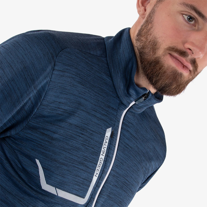 Dennis is a Insulating golf mid layer for Men in the color Navy(5)