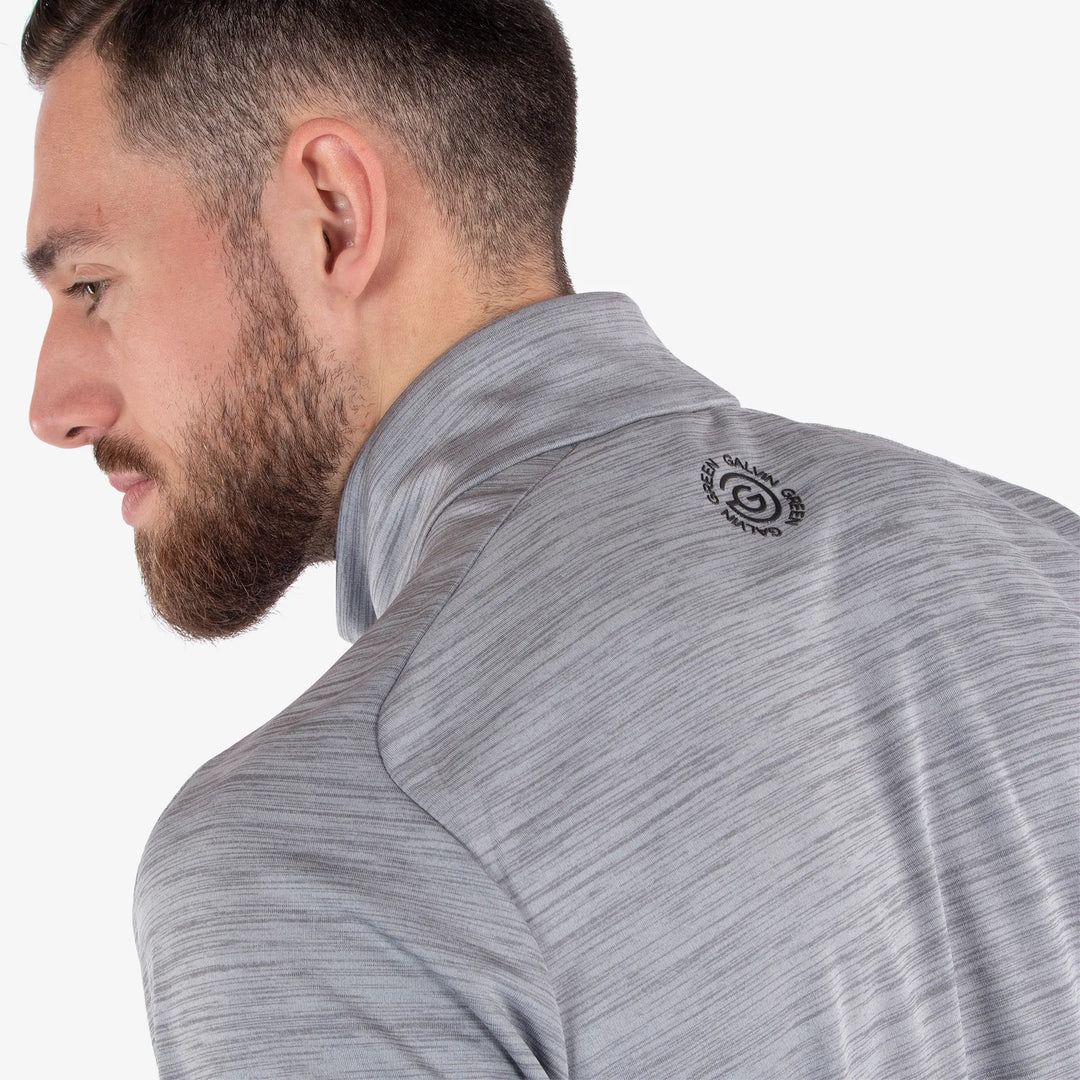 Dennis is a Insulating golf mid layer for Men in the color Cool Grey(6)