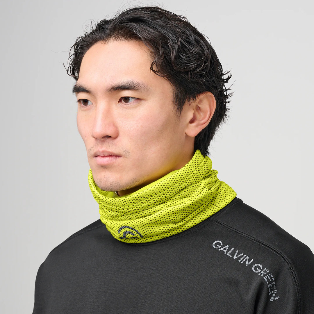 Derek is a Insulatin neck warmer in the color Sunny Lime(1)