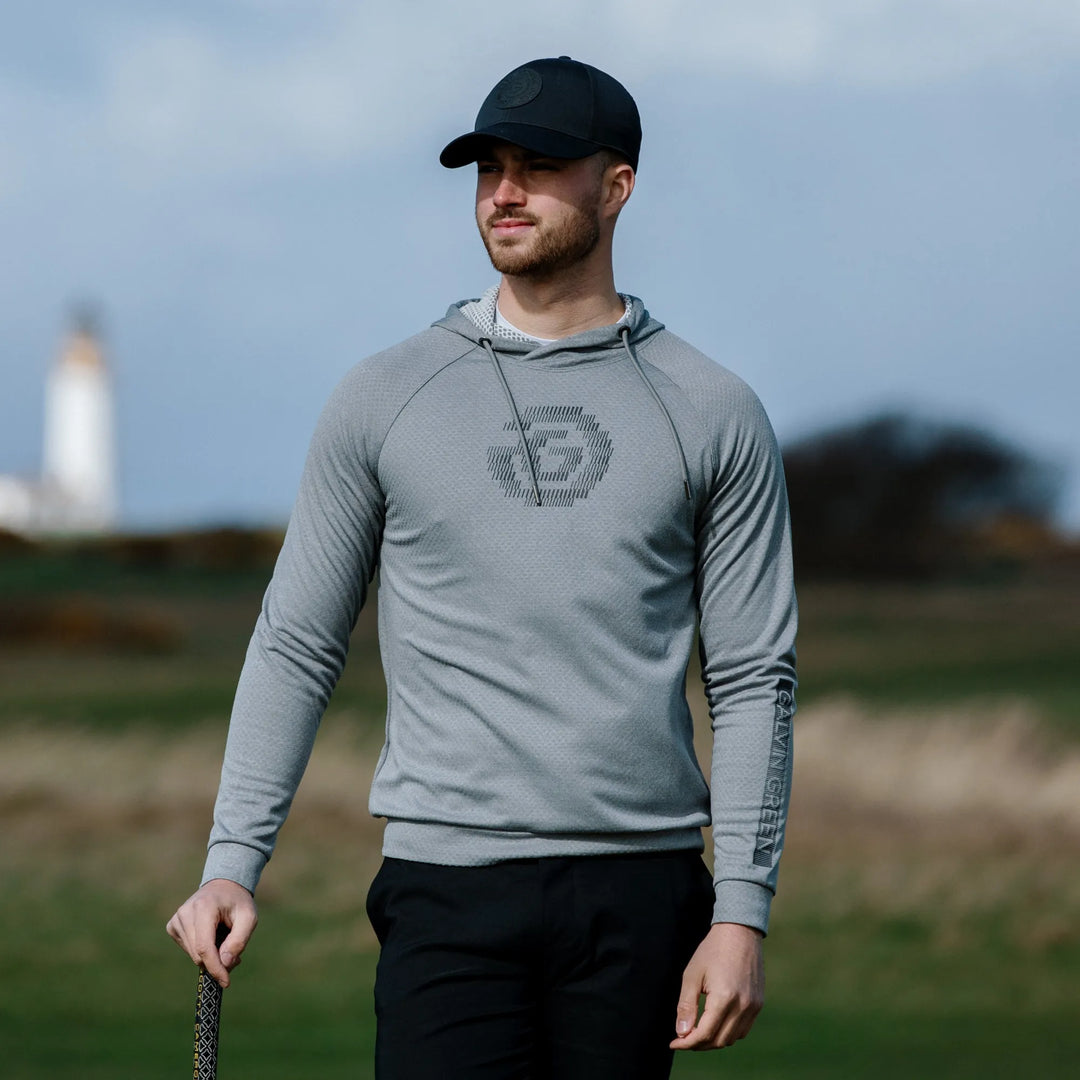 Desmond is a Insulating golf sweatshirt for Men in the color Grey melange(10)