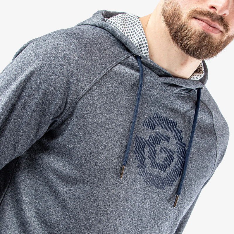 Desmond is a Insulating golf sweatshirt for Men in the color Navy melange(4)