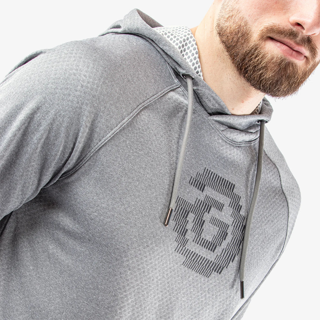 Desmond is a Insulating golf sweatshirt for Men in the color Grey melange(4)