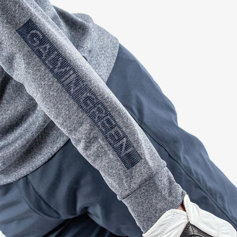 Desmond is a Insulating golf sweatshirt for Men in the color Navy melange(5)