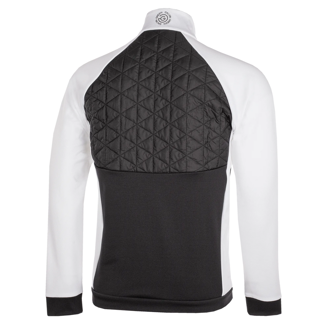 Dexter is a Insulating golf mid layer for Men in the color Black/White(9)