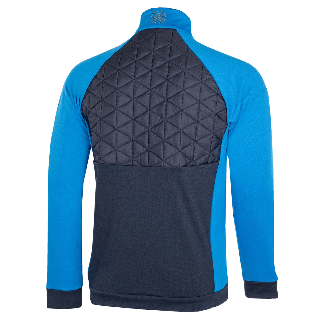 Dexter is a Insulating golf mid layer for Men in the color Navy/Blue(9)