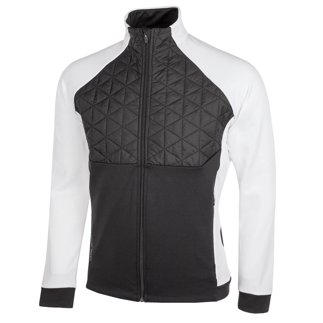 Dexter is a Insulating golf mid layer for Men in the color Black/White(0)