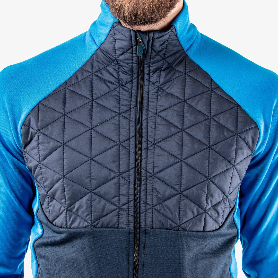 Dexter is a Insulating golf mid layer for Men in the color Navy/Blue(3)