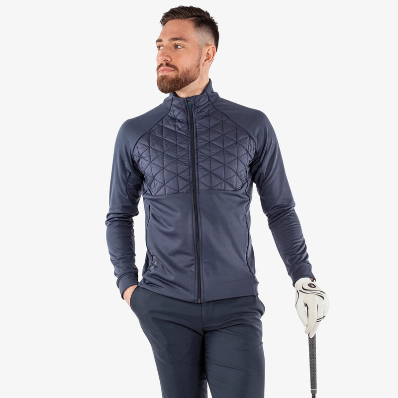 Dexter is a Insulating golf mid layer for Men in the color Navy(1)