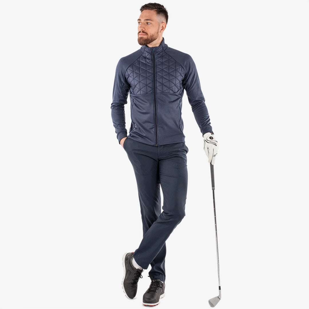 Dexter is a Insulating golf mid layer for Men in the color Navy(2)