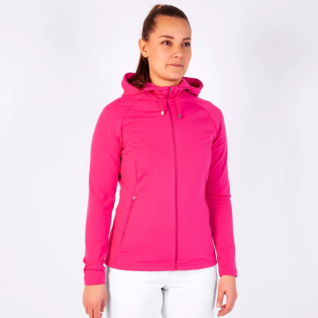 Diane is a Insulating golf sweatshirt for Women in the color Sugar Coral(1)