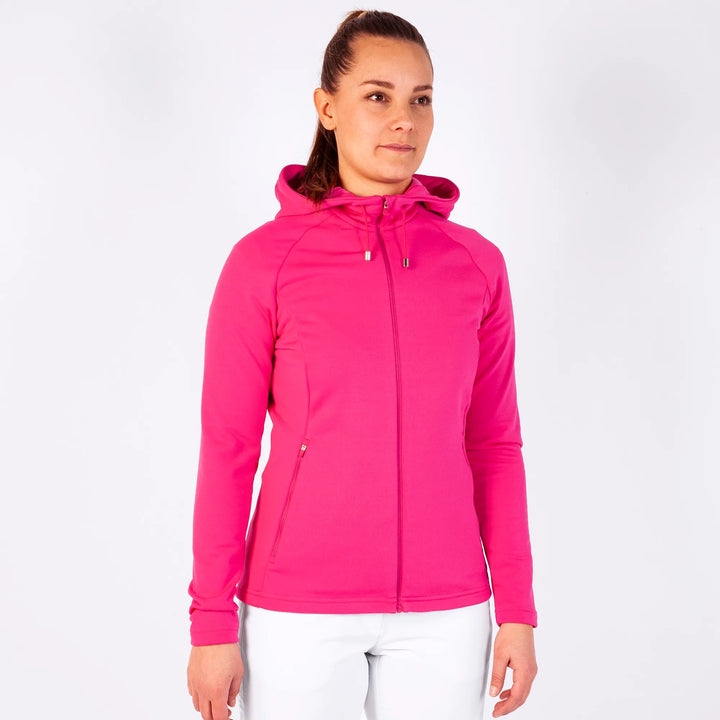 Diane is a Insulating golf sweatshirt for Women in the color Sugar Coral(1)