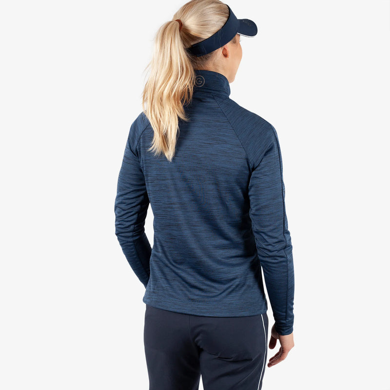 Dina is a Insulating golf mid layer for Women in the color Navy(3)