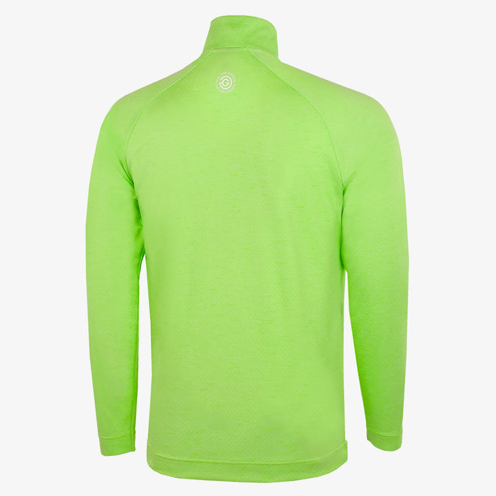 Dion is a Insulating golf mid layer for Men in the color Fresh Green Melange(7)