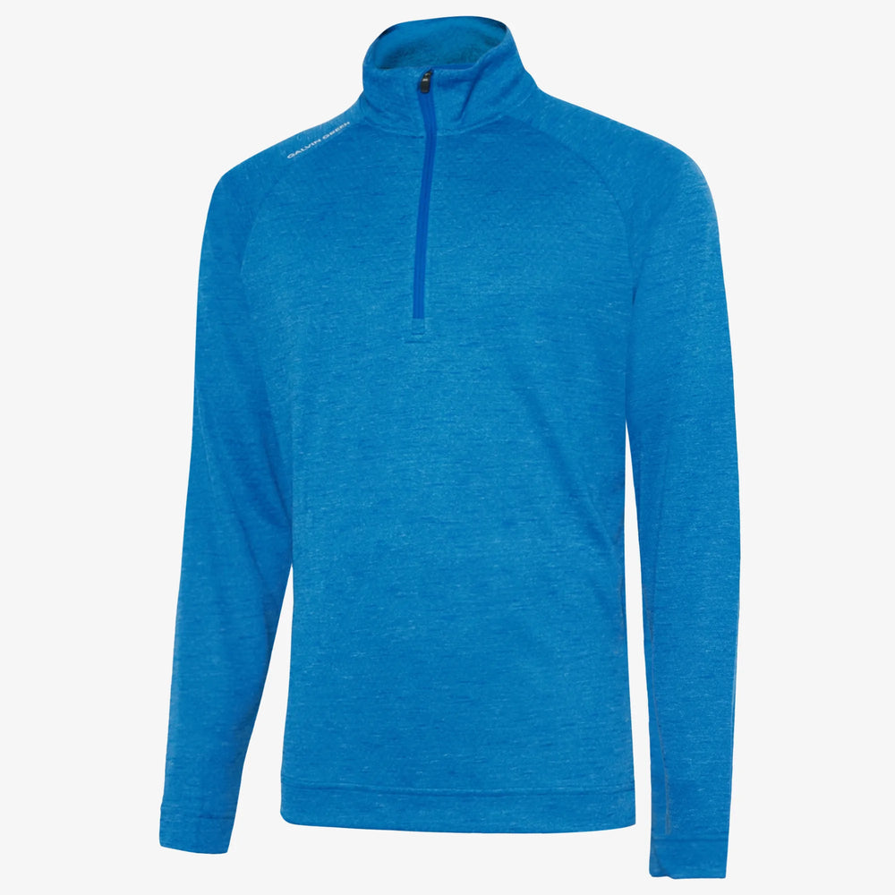 Dion is a Insulating golf mid layer for Men in the color Royal Blue Melange(0)