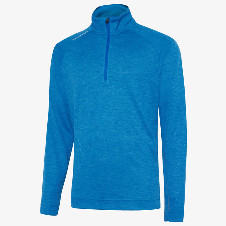 Dion is a Insulating golf mid layer for Men in the color Royal Blue Melange(0)