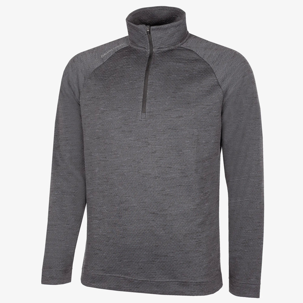 Dion Insulating golf mid layer Black Melange – Galvin Green