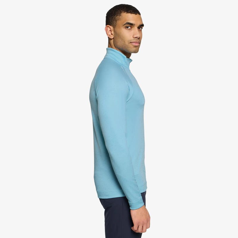 Dion is a Insulating golf mid layer for Men in the color Crystal Blue Melange(3)