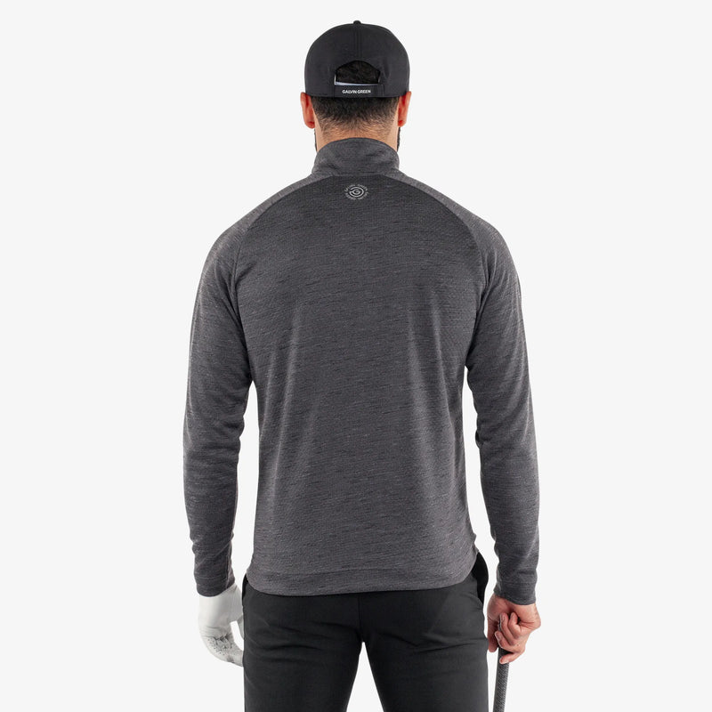 Dion Insulating golf mid layer Black Melange – Galvin Green Dion Insulating golf mid layer Black Melange – Galvin Green