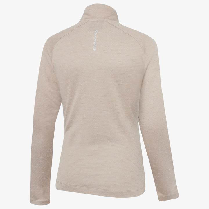 Diora is a Insulating golf mid layer for Women in the color Sand melange(6)