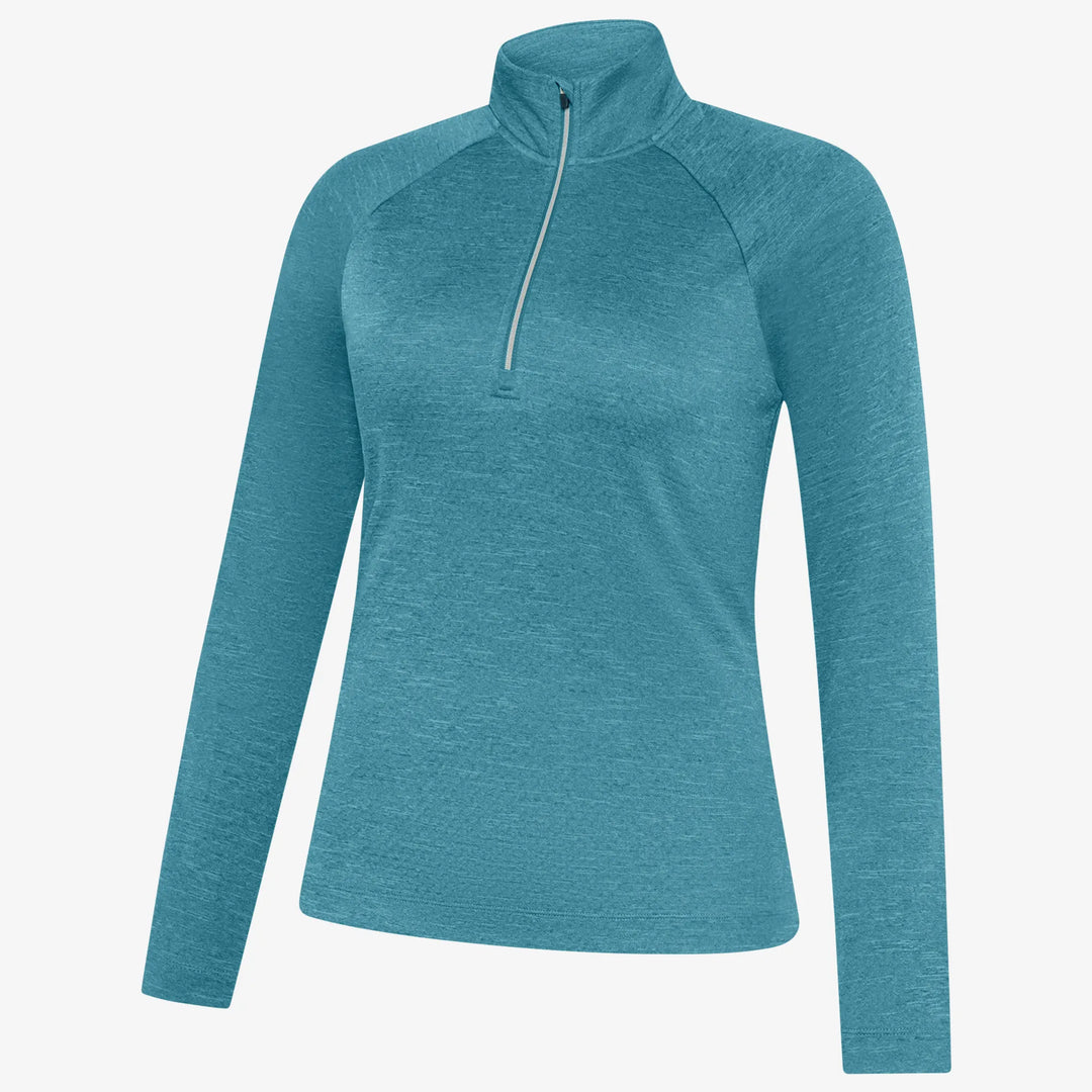Diora is a Insulating golf mid layer for Women in the color Storm Blue Melange(0)