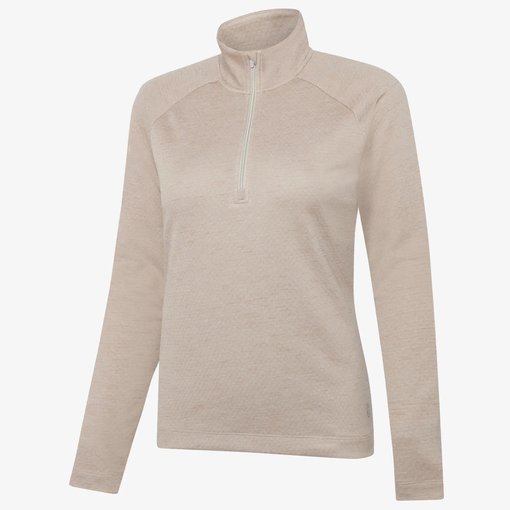 Diora is a Insulating golf mid layer for Women in the color Sand melange(0)