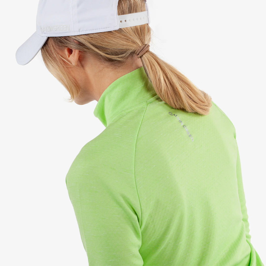 Diora is a Insulating golf mid layer for Women in the color Fresh Green Melange(5)