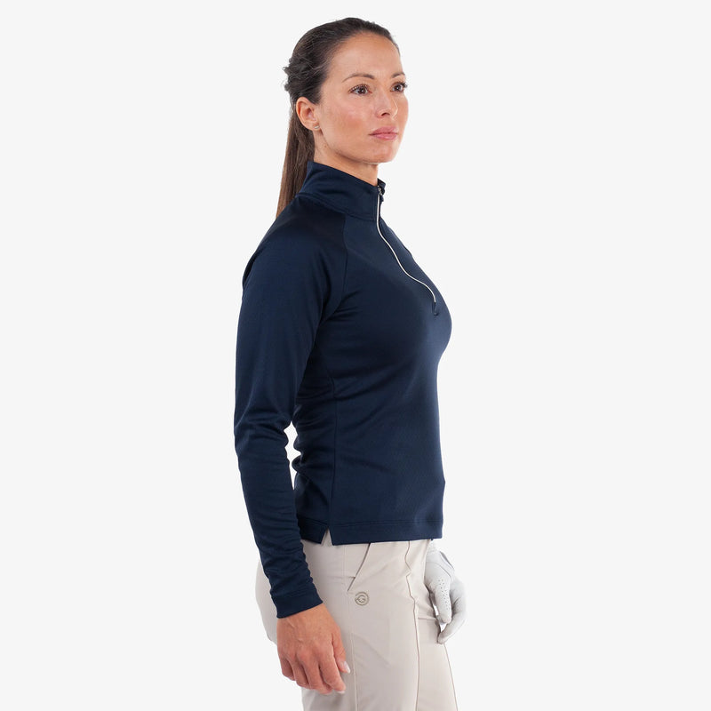 Diora is a Insulating golf mid layer for Women in the color Navy(3)