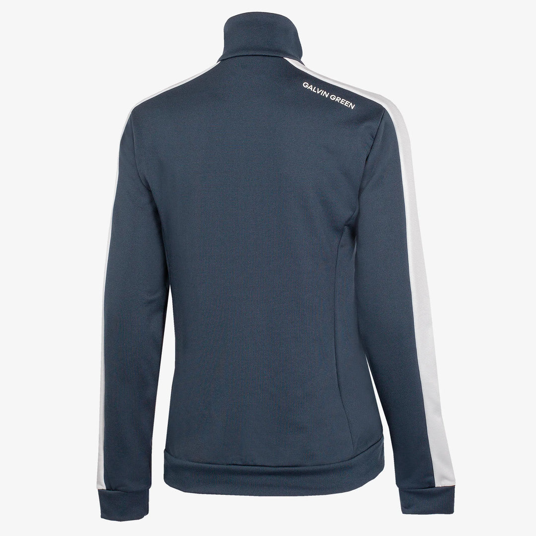 Dixie is a Insulating golf mid layer for Women in the color Navy/White(7)