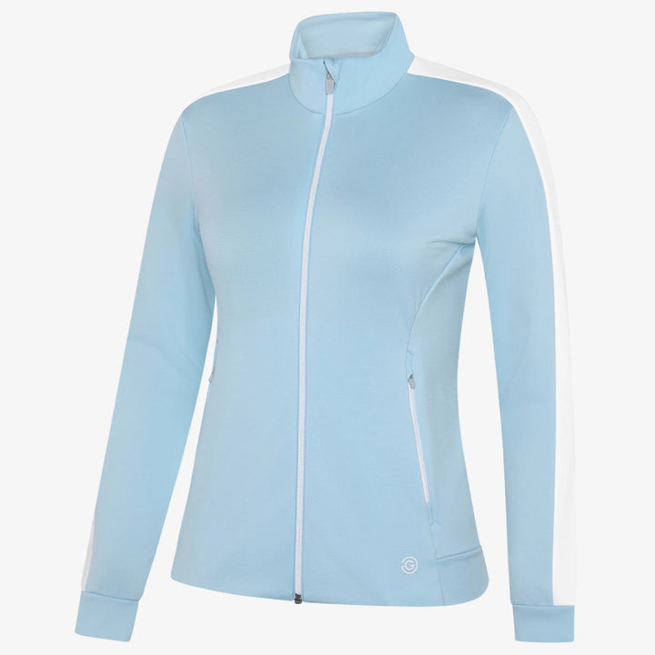 Dixie is a Insulating golf mid layer for Women in the color Crystal Blue/White(0)