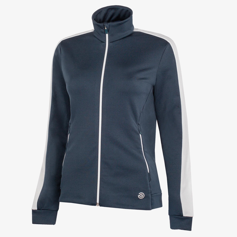 Dixie is a Insulating golf mid layer for Women in the color Navy/White(0)