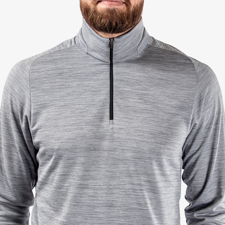 Dixon is a Insulating golf mid layer for Men in the color Light Grey(3)