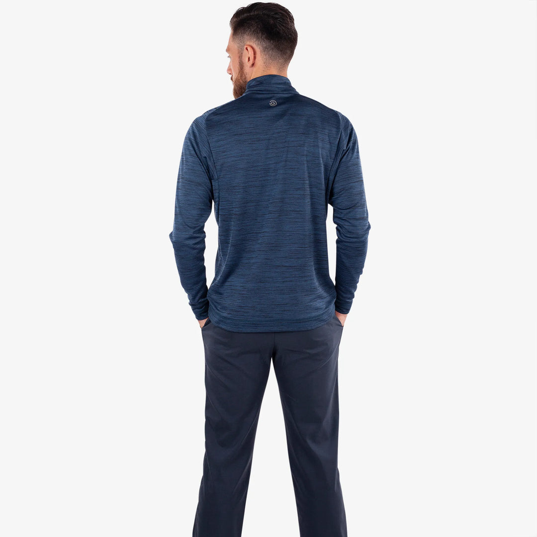 Dixon is a Insulating golf mid layer for Men in the color Navy(5)