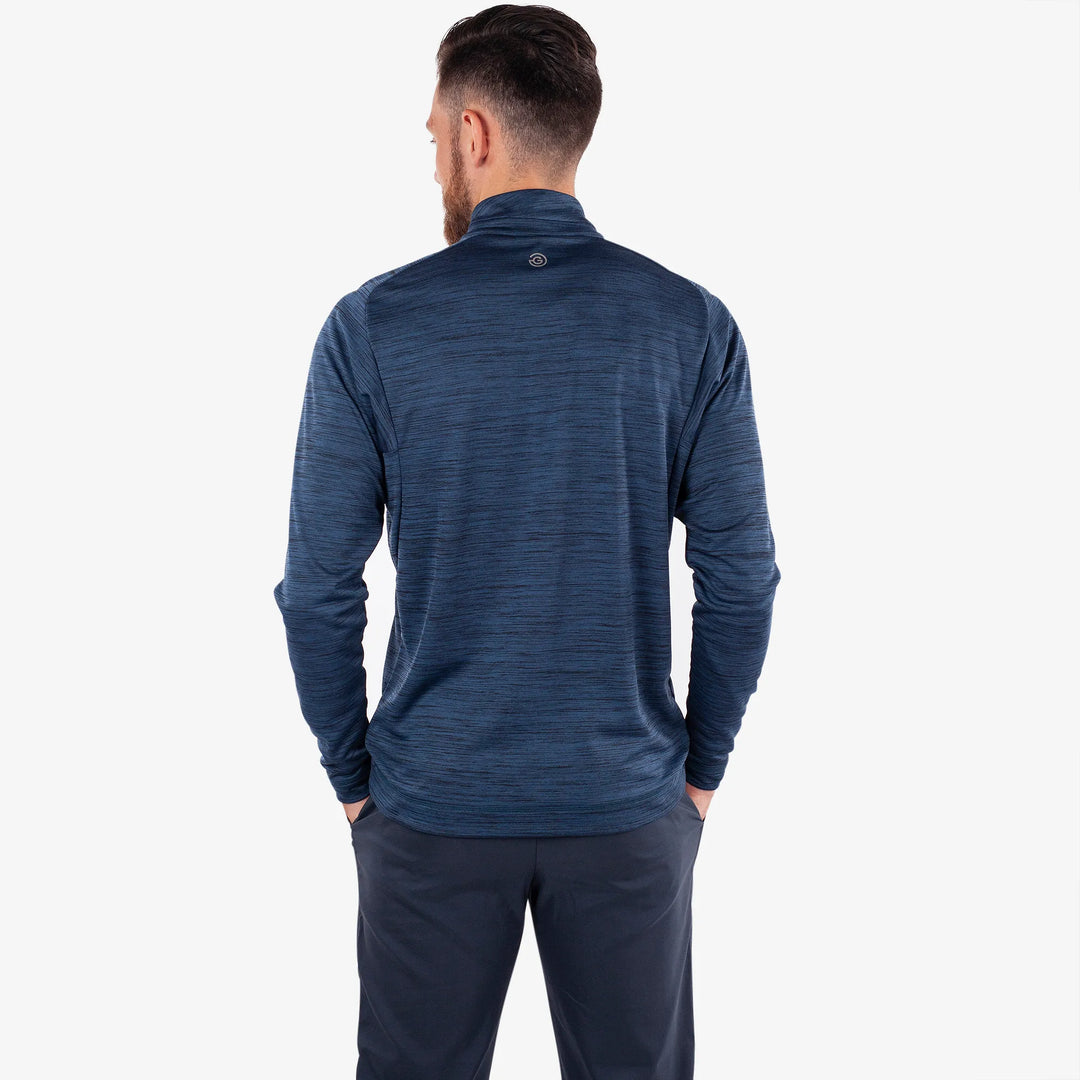 Dixon is a Insulating golf mid layer for Men in the color Navy(4)