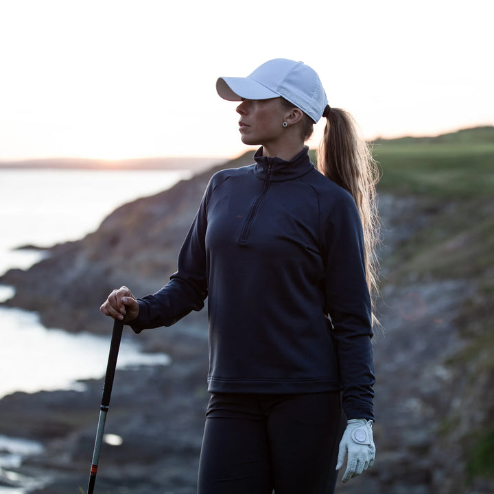 Dolly is a Insulating golf mid layer for Women in the color Navy(8)