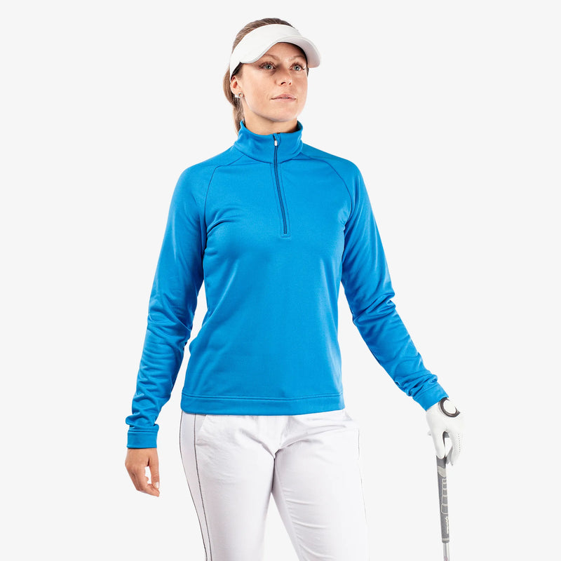 Dolly is a Insulating golf mid layer for Women in the color Blue(1)