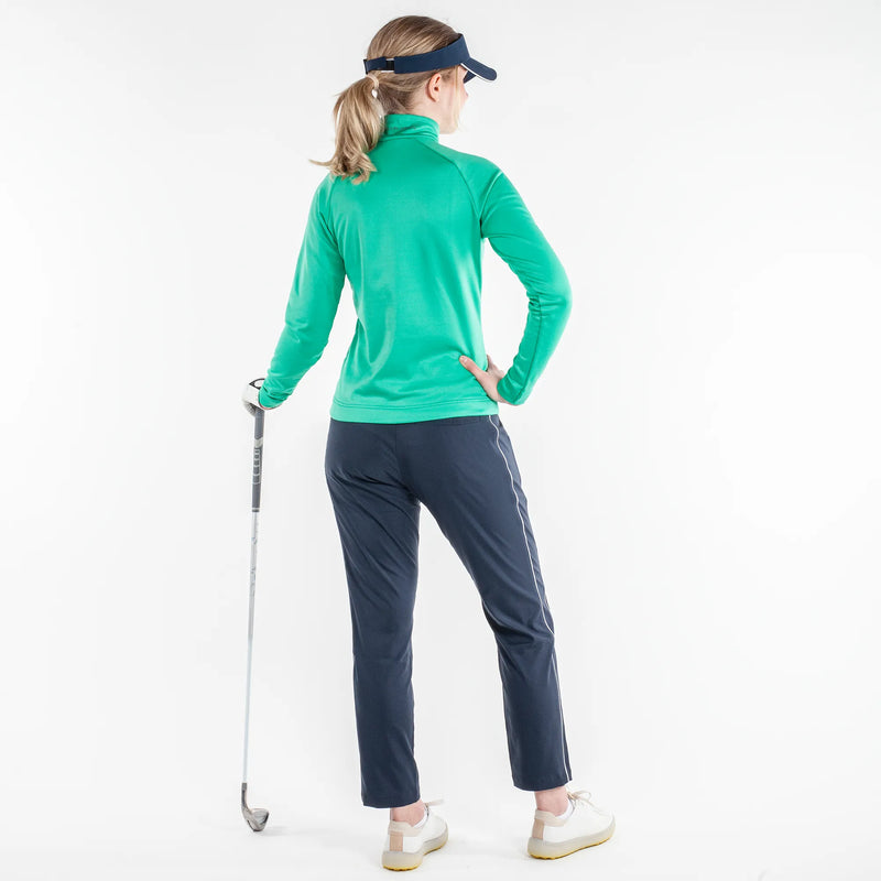 Dolly is a Insulating golf mid layer for Women in the color Holly Green(6)