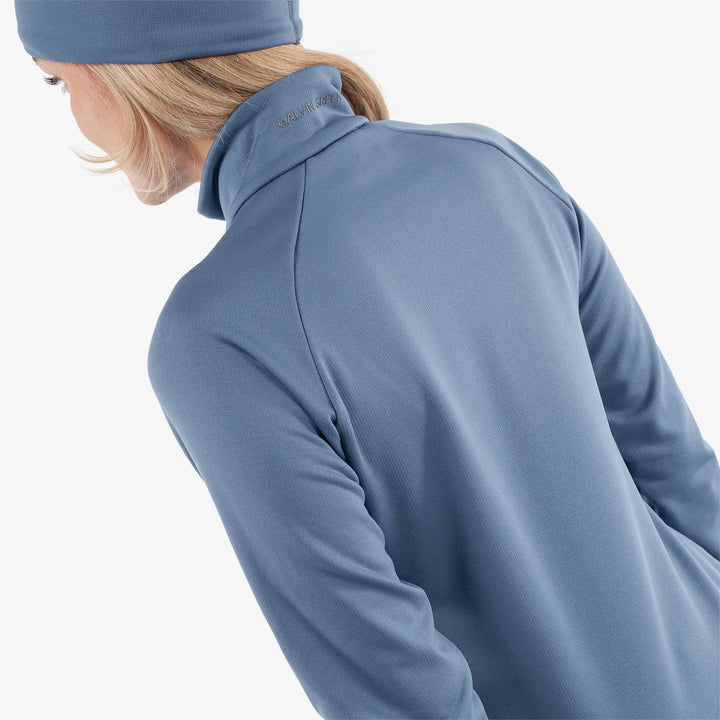 Dolly is a Insulating golf mid layer for Women in the color Moonlight Blue(5)